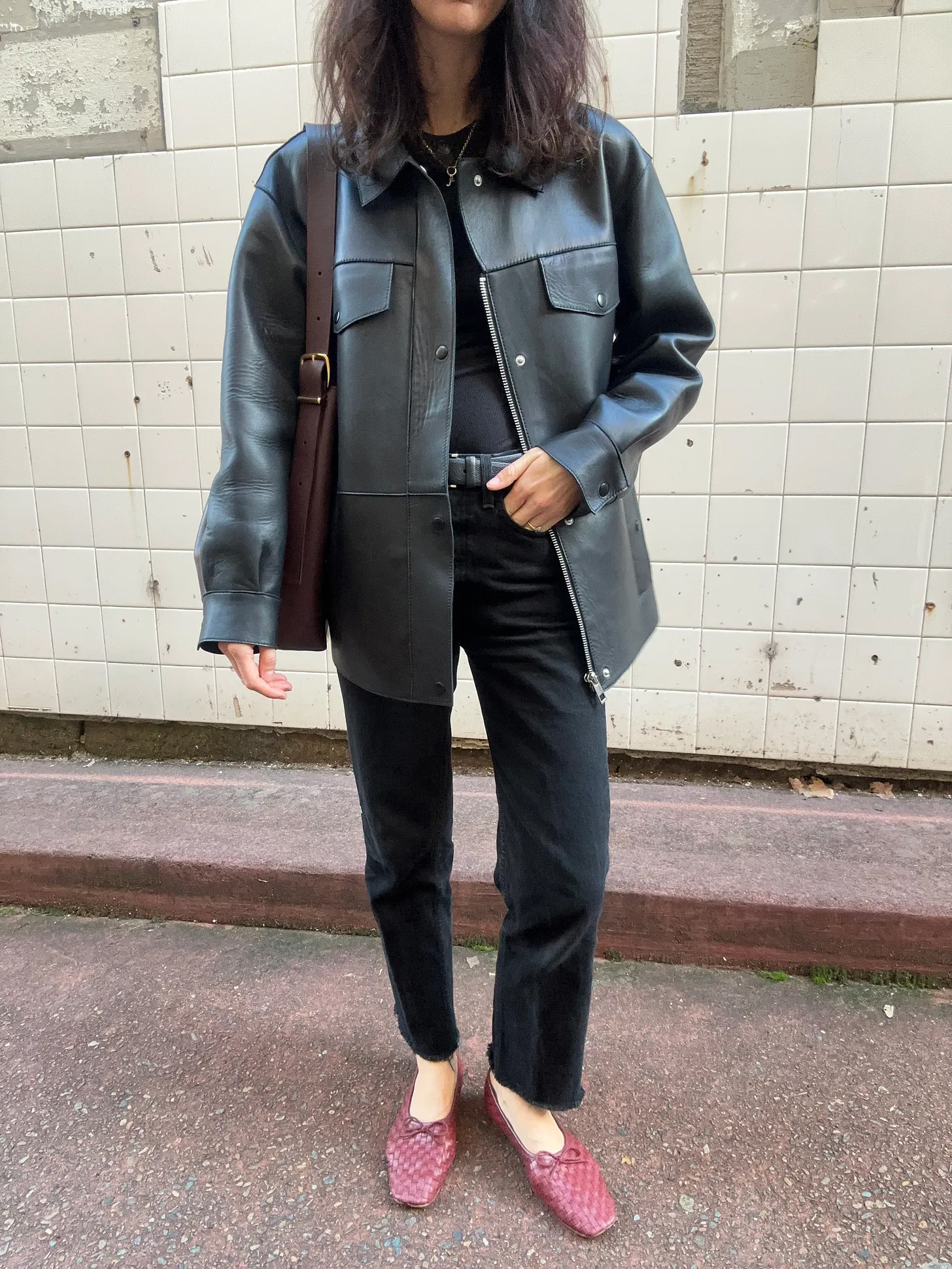Whistles Bonded Leather Jacket Review
