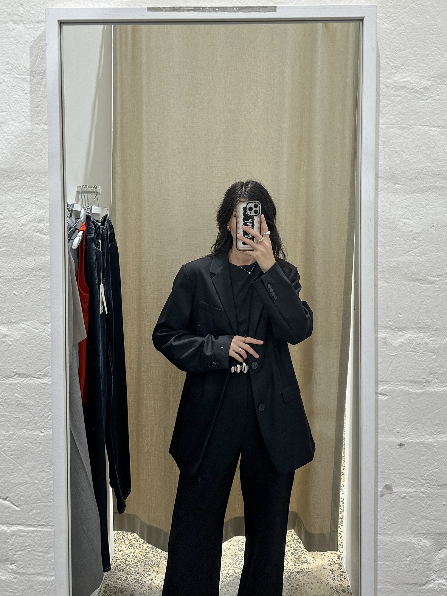 Assembly Label black wool blazer