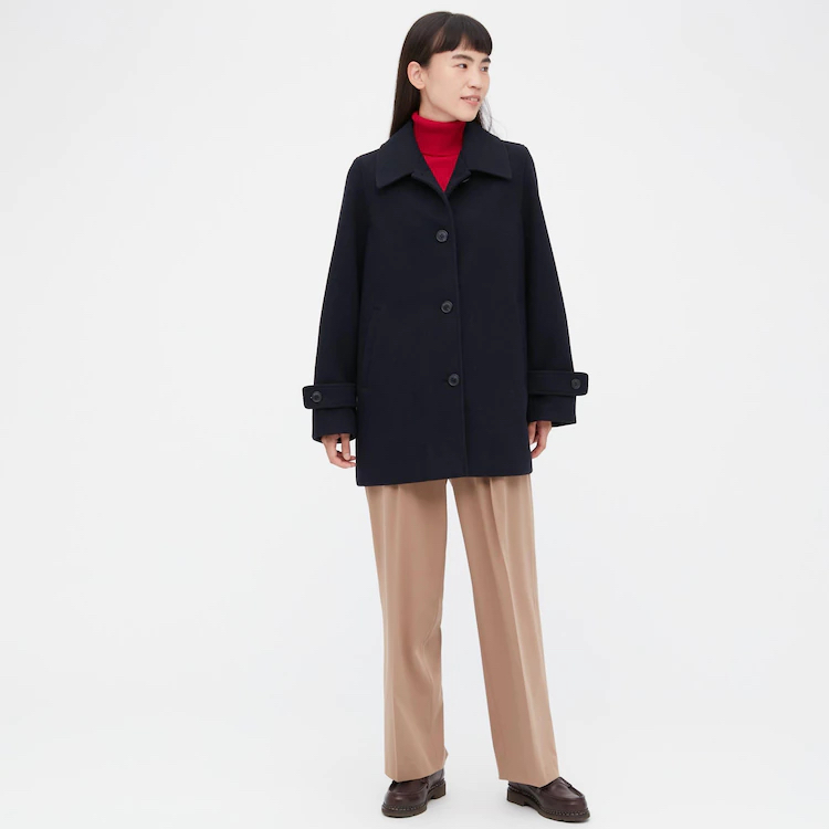 UNIQLE Brushed Short Coat Review