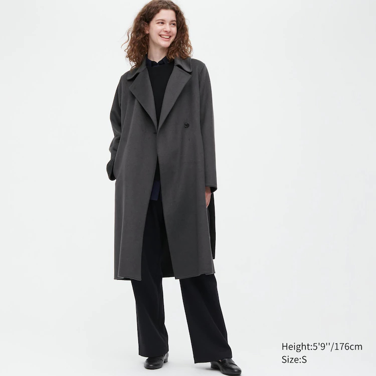 UNIQLO Wool Blend Long Coat